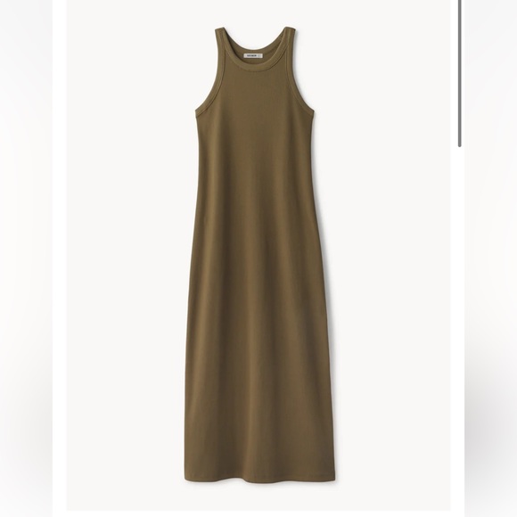Buck Mason Dresses & Skirts - Buck Mason Surplus Rib Tank Maxi Dress Arbor Green S